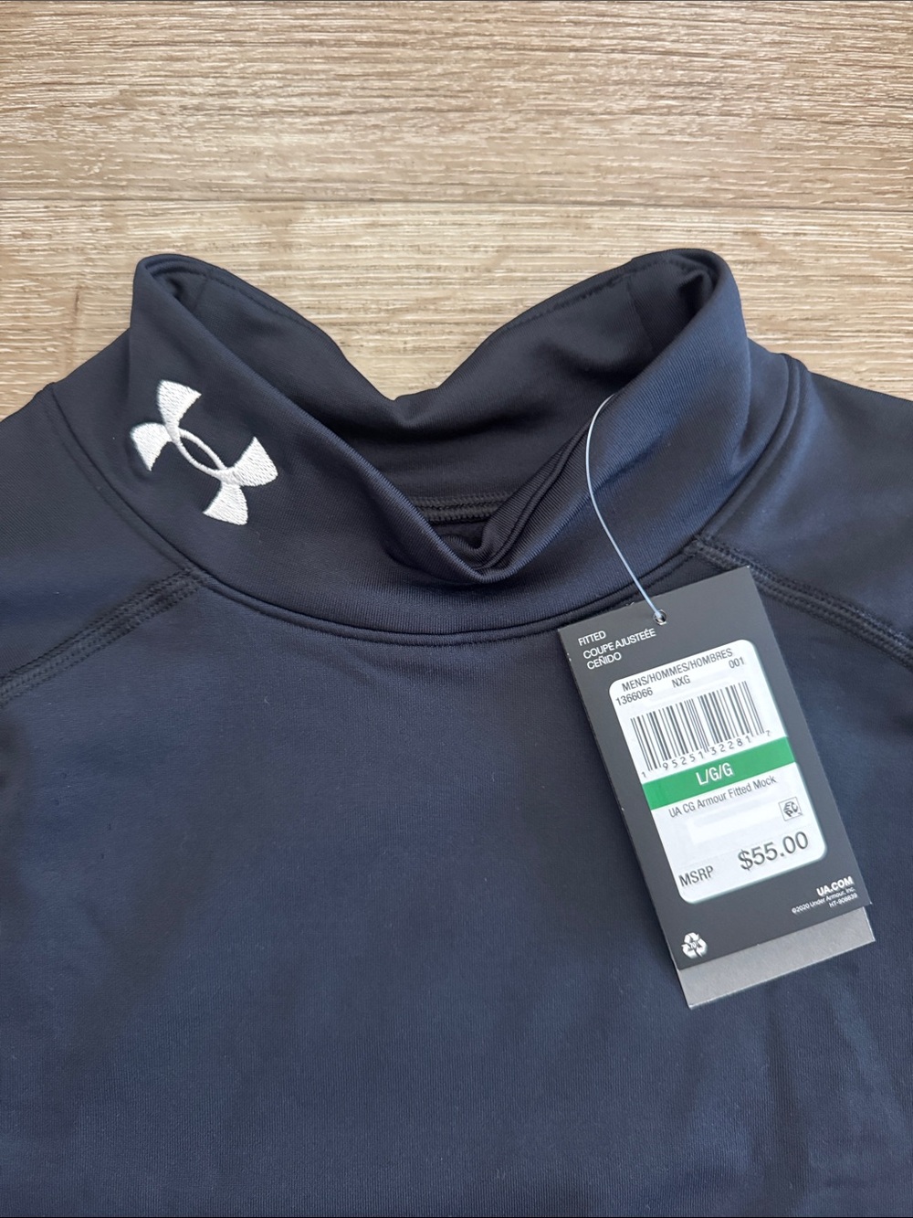 Under Armour Black Mock Neck Performance Long Sleeve - Picture 2 of 2